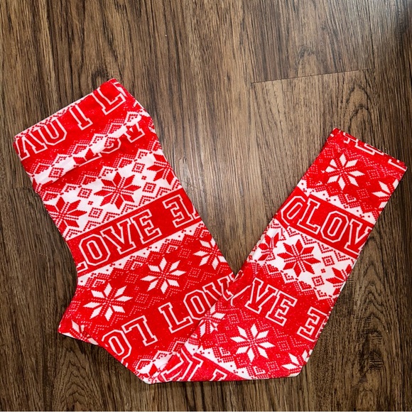 Holiday Velour Leggings - Picture 6 of 9